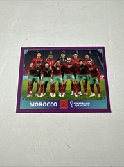 Panini 2022 FIFA World Cup Qatar Purple Parallel Team Picture MAR 1