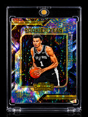 VICTOR WEMBANYAMA ROOKIE RARE DISCO Golden Silver Black Refractor Spurs 2023-24