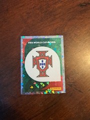 2026 Panini FIFA World Cup Stickers POR 1 Portugal Crest FOIL