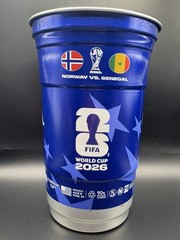 Norway Vs. Senegal FIFA World Cup 2026 Michelob Ultra Set Of 4 Aluminum Cups NY