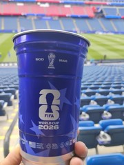 Michelob Ultra FIFA World Cup 2026 Soccer Blue Beverage Cup Scotland vs Morroco