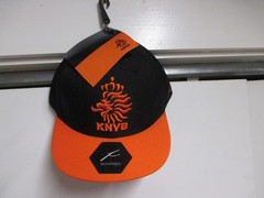 NETHERLANDS KNVB Fi COLLECTION SNAPBACK MENS BASEBALL HAT (ADJ) NWT BLACK/ORANGE