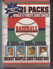 1952 Worlds Greatest Card Chase Box- 21 packs+auto+ 2 cards 50/60’s