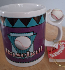 Talus Baseball Spinners Ceramic Mug 12 ounces NEW w/ Tag