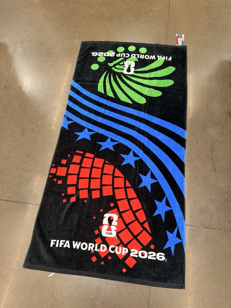 Fifa World Cup 2026 Official Beach Towel Soccer 30×60 Inches