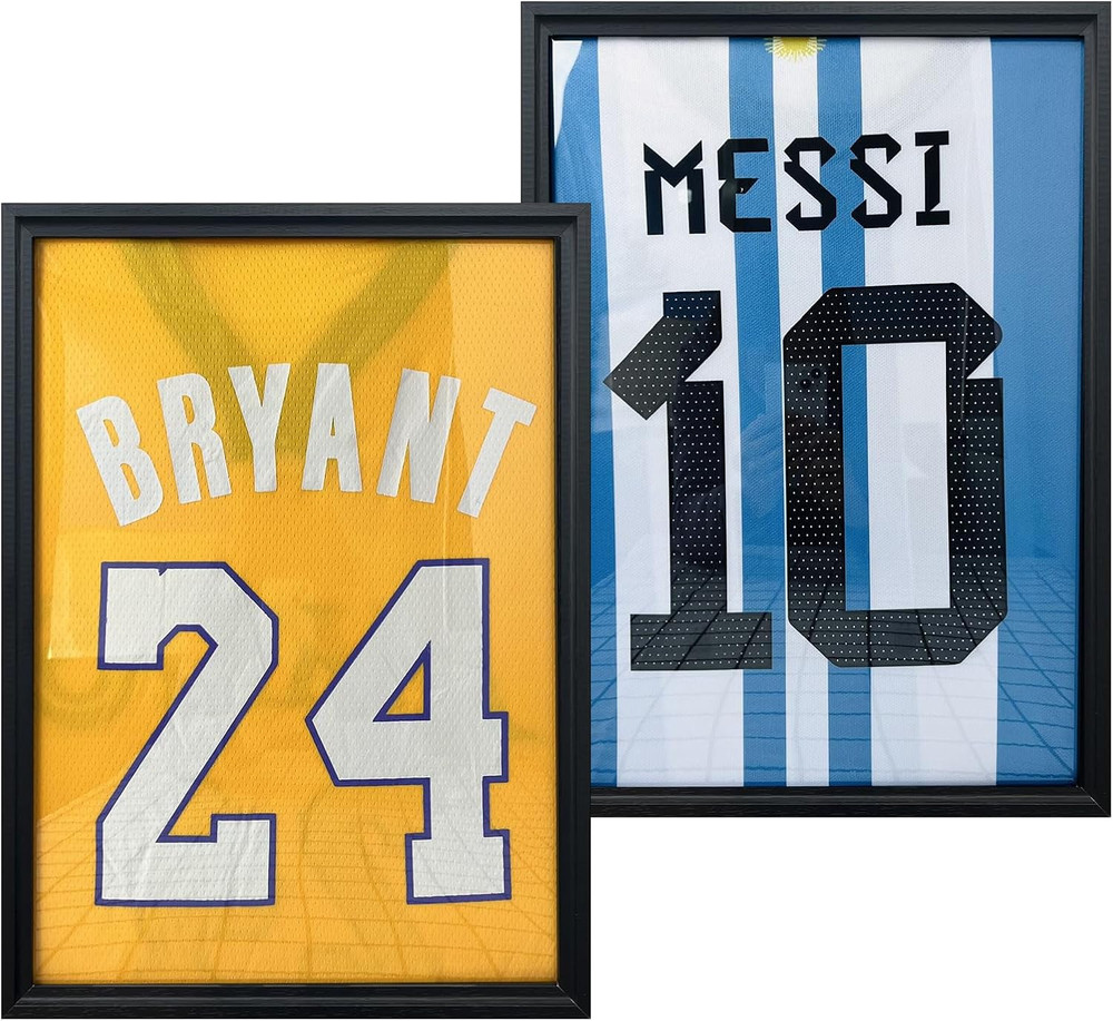 2 Pack Jersey Frame Display Case,Jersey Shadow Box,Sports Jersey Display Frame w