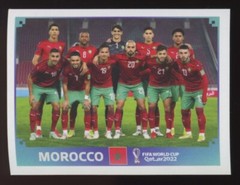 MOROCCO 2022 Panini FIFA World Cup Qatar Sticker Team Photo #MAR1