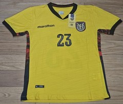 Ecuador National Soccer Team Yellow Jersey World Cup 2026 Moises Caicedos