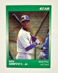 1989 Star Company KEN GRIFFEY, Jr Limited Edition PROMO Card, most scarce of all
