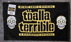 Steelers La Toalla Spanish Glow Dead Skull Terrible Towel NEW w Tag