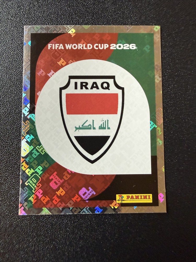 2026 Panini FIFA World Cup Stickers #IRQ 1 Emblem FOIL