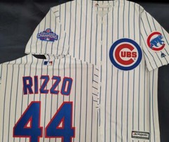 20215 Majestic Chicago Cubs ANTHONY RIZZO 2016 World Series Champions JERSEY