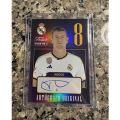 2023-24 Panini Tributo Real Madrid Tricampeones #AO3 Toni Kroos Auto case hit