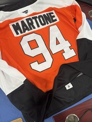 Porter MARTONE Philadelphia Flyers #94 ORANGE or BLACK Jersey Stitched New w/tag
