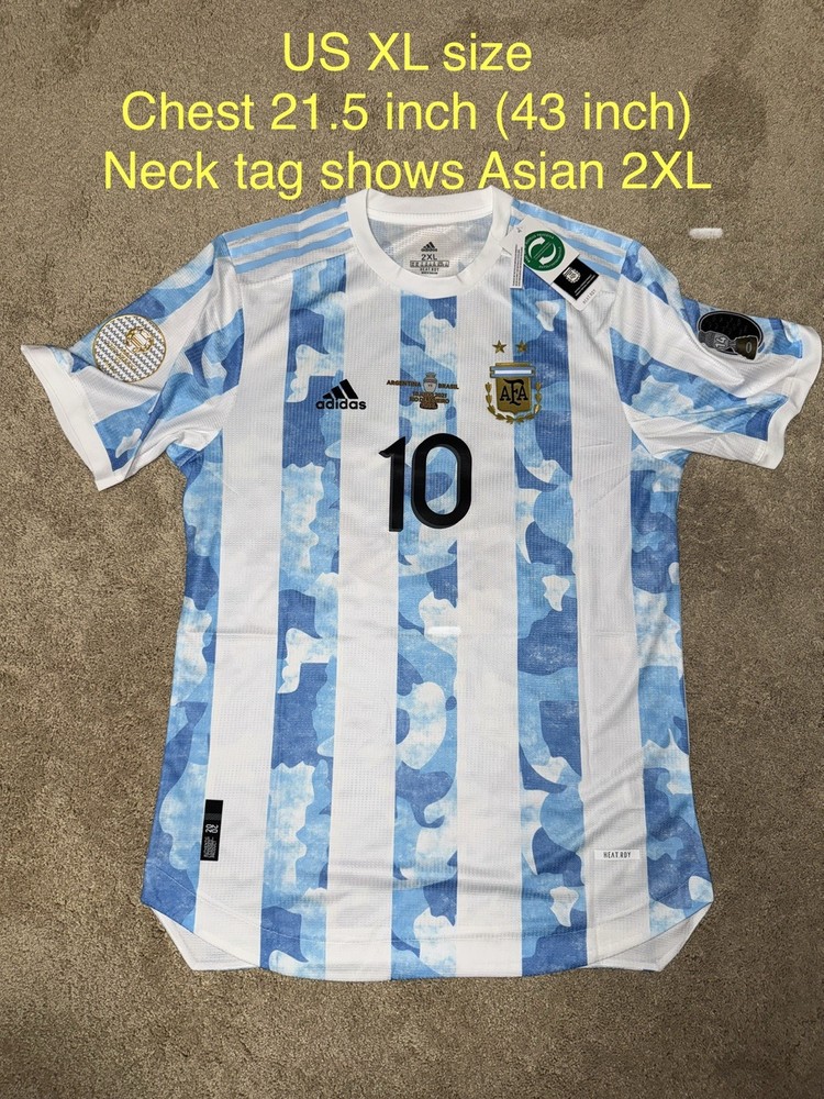 BNWT Argentina 2021 Copa America Final Player Issue #10 Messi shirt “US XL”