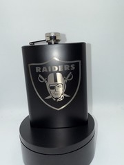NFL Las Vegas Raiders Stainless Steel Hip Flask 8 oz with Funnel Oakland La