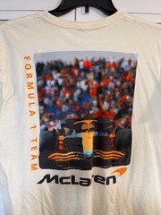 McLaren Formula 1 Team T-Shirt Mens Large White Racing-Formula 1 Team Apparel