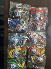 FIFA Soccer Ball Keychain Multicolor Fan Souvenir Sports Accessory. All colors.