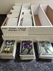 2025 Topps Chrome Football,6 CARD MINIMUM, cards 1-200,20% Discount Free Ship !!