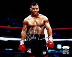Mike Tyson Signed Framed 8×10 Photo Posing JSA