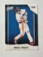 2021 Panini Father’s Day Mike Trout #USA1 USA