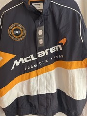 McLaren Jacket Mens Med Black White Formula 1 Racing Team Motorsport NEW NWT