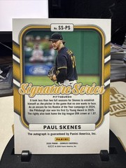 Paul Skenes 2026 Donruss Autograph /99 Signature Series SS-PS Pirates Auto