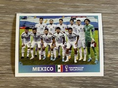 Team Photo 2022 Panini FIFA World Cup: Qatar #MEX1 Mexico boxa