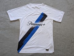 Inter Milan Jersey Mens XL White Soccer Italy Barella 23 Nike Dri-FIT READ
