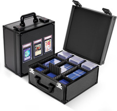 Graded Card Storage Box with Display Window for PSA/CGC Holder, TSA Combination