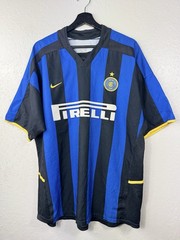 2002/03 Nike Inter Milan Home Jersey M shirt maglia pirelli Vintage Sz XL