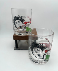 Gran Centenario Tequila Mexican National Team Soccer Ochoa Glasses 10oz S/2 B3