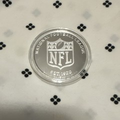 Detroit Lions NFL Proof 1oz .999 fine Silver Football Round W/ Capsule-LOW MINT!