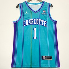 LaMelo Ball #1. Jersey. Men’s. Sewn version. Blue. Fan jersey. New. Sizes S-2XL.
