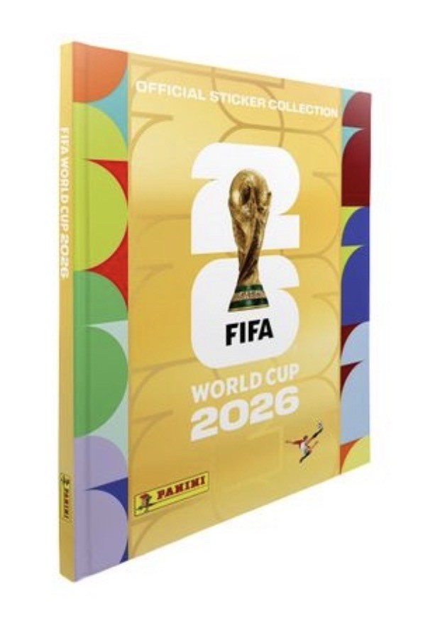 Panini FIFA World Cup 2026 Premium Gold Hardcover Album. LATAM EXCLUSIVE