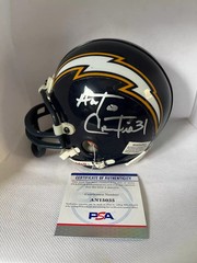 ANTONIO CROMARTIE SIGNED SAN DIEGO CHARGERS RIDDELL MINI HELMET PSA AN15035