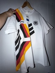 adidas Germany DFB Tee 94 Soccer Shirt White/Black/Red/Yellow Size L