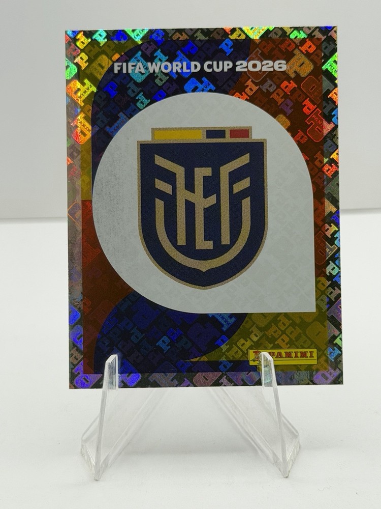 2026 Panini FIFA World Cup Soccer Sticker US Edition # ECU 1 Ecuador Foil