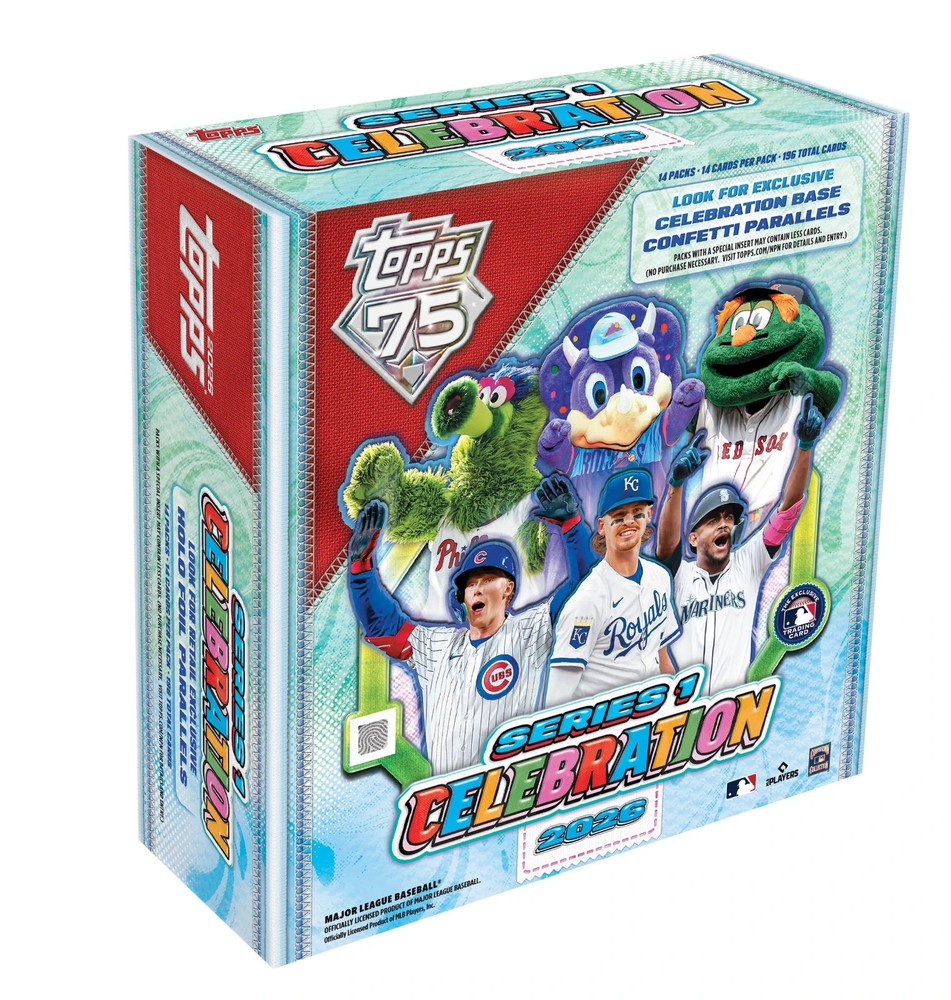 2026 Topps Series 1 Celebration Mega Box — Factory Sealed