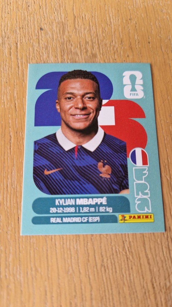 Panini World Cup 2026 Sticker — Kylian Mbappe — FRA 20 — France