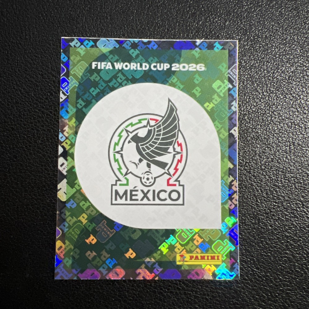 2026 Panini FIFA World Cup USA Sticker Mexico Logo Crest Foil MEX1