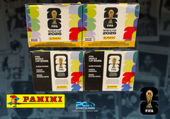 Lot x2 2026 Panini FIFA World Cup Sticker Box Online Exclusive Gold Crumple KF6
