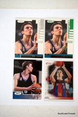 4x Pau Gasol Rookie RC Card Lot w/ Sage /3,200 & Foil SP Lakers