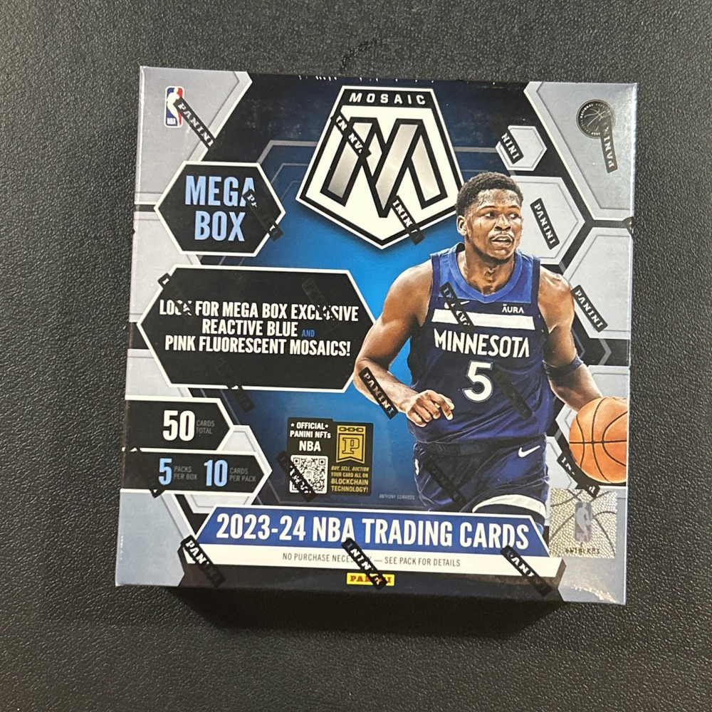 2023/24 PANINI MOSAIC BASKETBALL MEGA BOX (BLUE & PINK MOSAICS!)