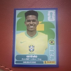 BLUE World Cup 2026 Sticker Panini BRA 20 Estêvão Brazil Chelsea FC
