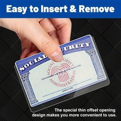 16pcs Social Security Card Protector/Medicare Card Protector Sleeve/Social Card