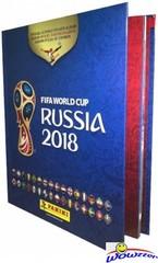 2018 Panini World Cup Russia FIFA Stickers HARD COVER Collectors Album-80 Pages!
