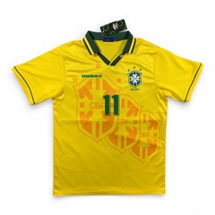 Romario #11 Brazil 1994 World Cup Home Jersey – Men’s Retro Soccer Shirt — NEW