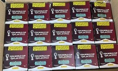 Panini World Cup Qatar 2022 BLUE Parallel Stickers POL — CAN Pick! Complete Set!