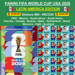 VERSION LATINA Panini FIFA World Cup 2026 Stickers #00 #SCO20
